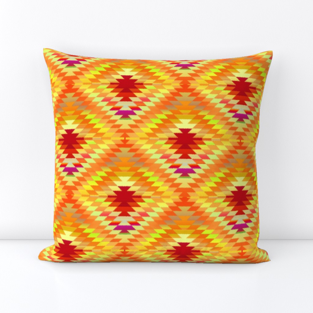 Sun Bright Kilim Textured Visually