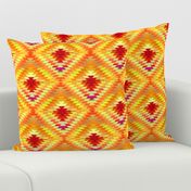 Sun Bright Kilim Textured Visually