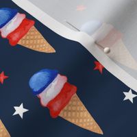 Red, White and Blue Ice Cream // Nile Blue