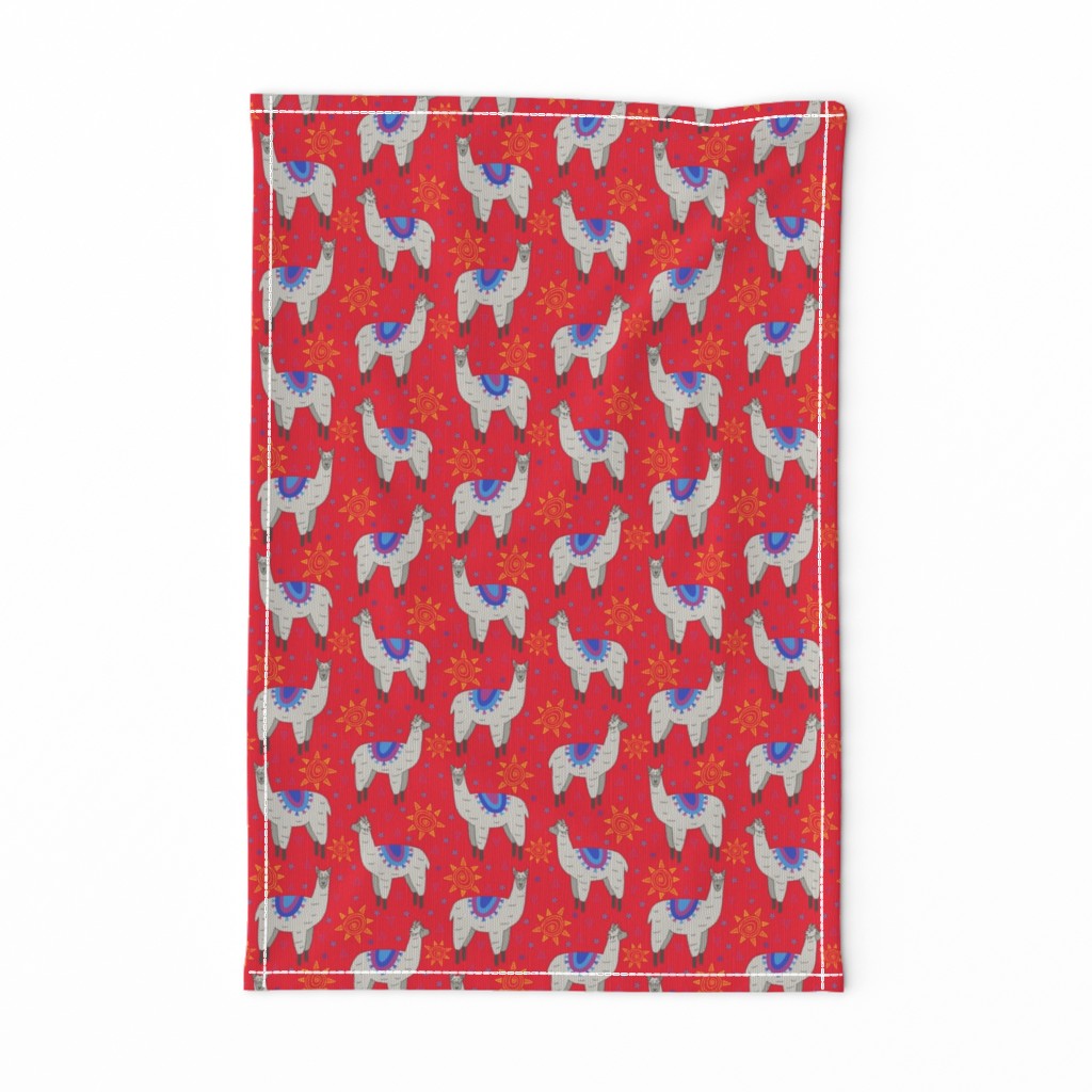 Llama Love (red)