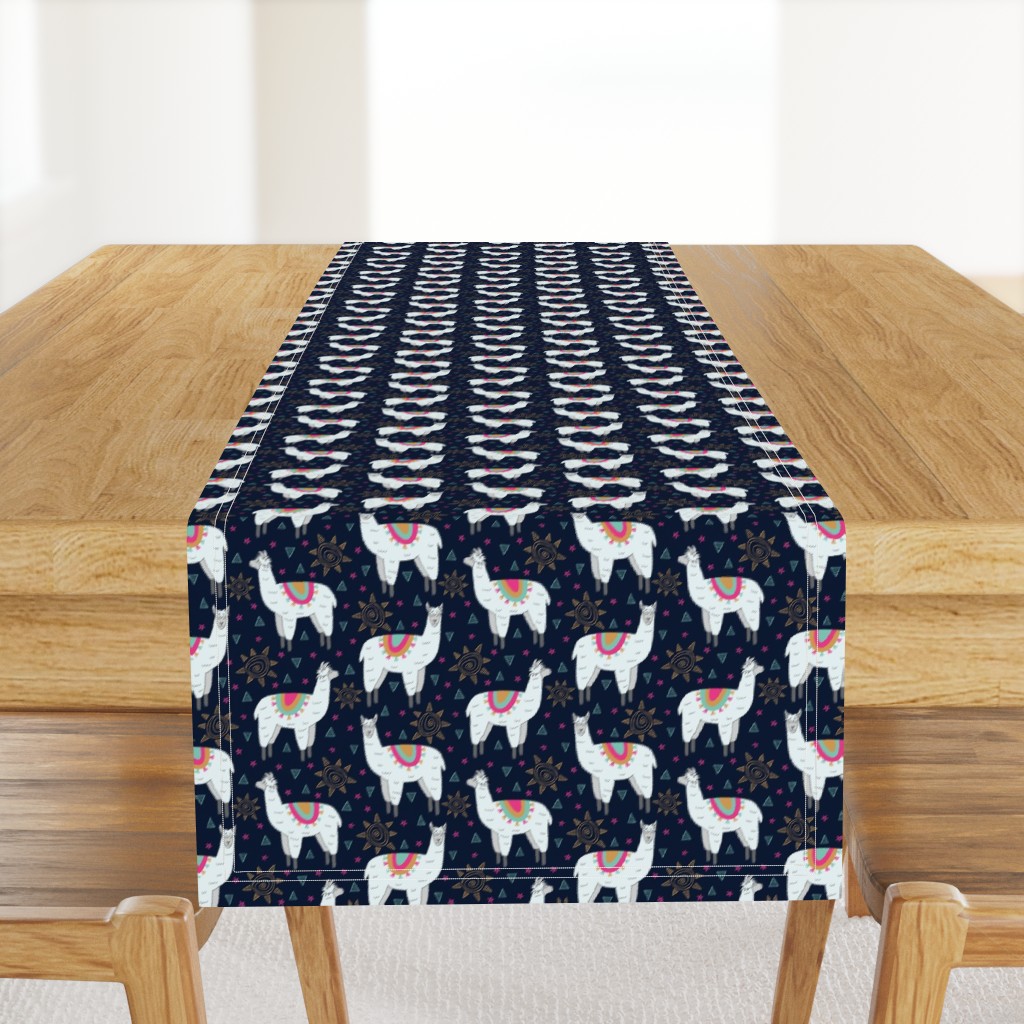 Llama Love (Navy)