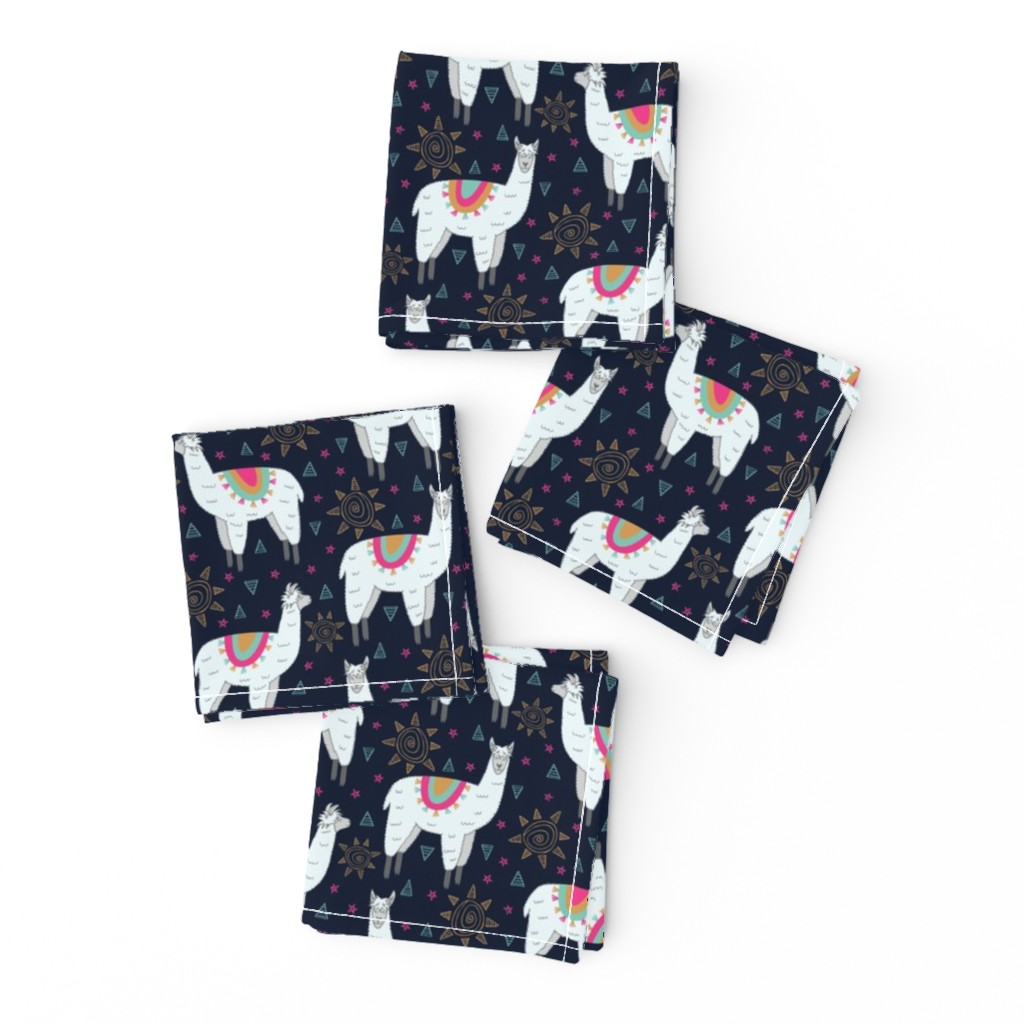 Llama Love (Navy)