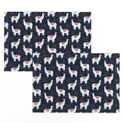 Llama Love (Navy)