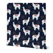 Llama Love (Navy)