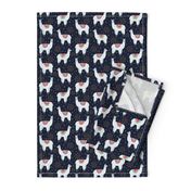 Llama Love (Navy)