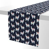 Llama Love (Navy)