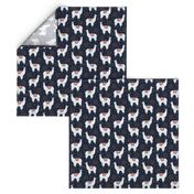 Llama Love (Navy)