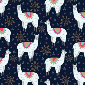 Llama Love (Navy)