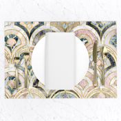 Marble Art Deco Tiles in Soft Pastels large scale version