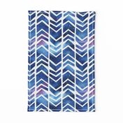 Geometric Watercolour Chevron Galaxy