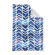 Geometric Watercolour Chevron Galaxy