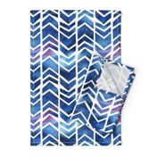 Geometric Watercolour Chevron Galaxy