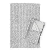 Grey Crazy Chevron Herringbone Gray Hand Drawn Geometric Pattern GingerLous