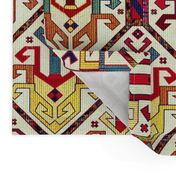 KILIM Fabric in white