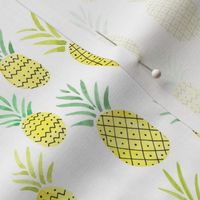 Watercolor Pineapple Pattern