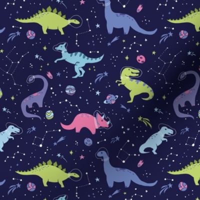 Dinosaurs in Outer Space - Small