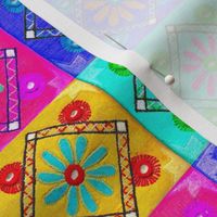 Boho Tapestry Tiles in India Silk Multi