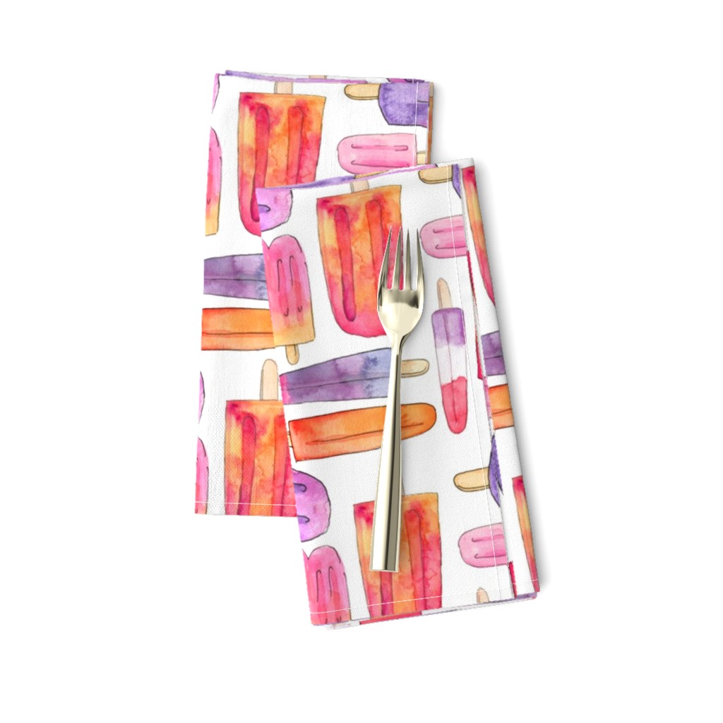 Watercolor Popsicle Pattern