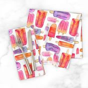 Watercolor Popsicle Pattern