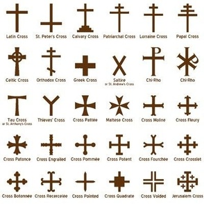 Brown Christian Crosses // Small