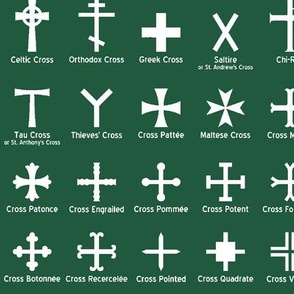Christian Crosses on Jade // Large