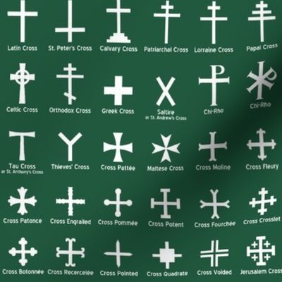 Christian Crosses on Jade // Small