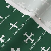 Christian Crosses on Jade // Small