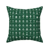 Christian Crosses on Jade // Small