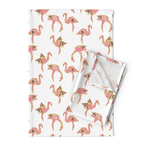 Flamingamis//Origami Flamingos (white)