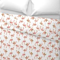 Flamingamis//Origami Flamingos (white)