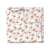 Flamingamis//Origami Flamingos (white)