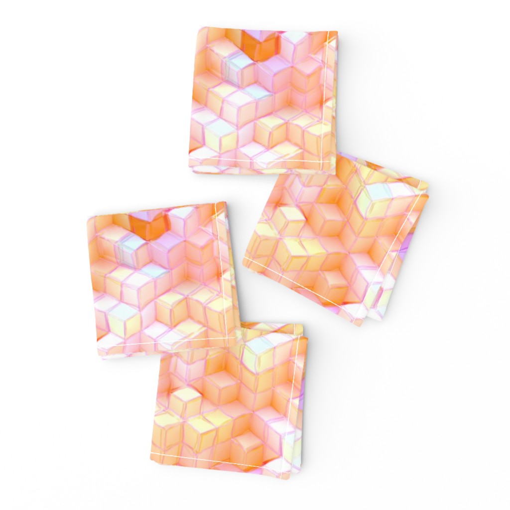 MARSHMALLOW ESCHER MAGIC CUBES CHAOS SWEET LEMON ORANGE