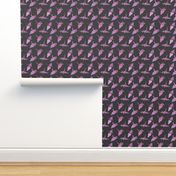 I spy origami cranes (medium violet/pink)