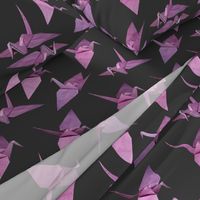 I spy origami cranes (medium violet/pink)