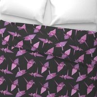 I spy origami cranes (medium violet/pink)