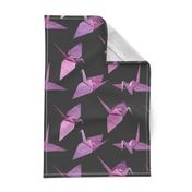 I spy origami cranes (medium violet/pink)