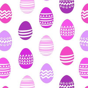 Easter eggs - purple
