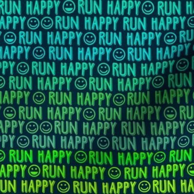  run happy faces greens