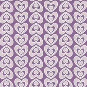 Nested Hearts Purple (Sugar)