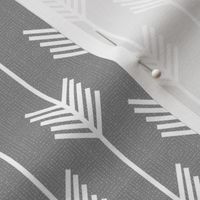 Arrow Stripe - Steel Grey textured