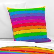 I-Spy Hippo! bright rainbow 2-inch stripes