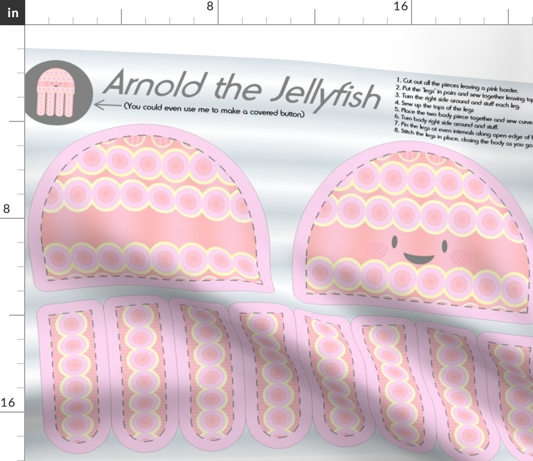 Arnold the Jellyfish - Plushie