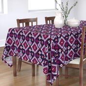 Kilim in Orchid and Navy