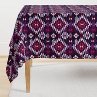 Kilim in Orchid and Navy