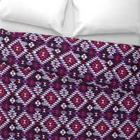 Kilim in Orchid and Navy