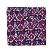 Kilim in Orchid and Navy