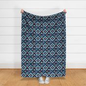 Kilim in Blue and Teal