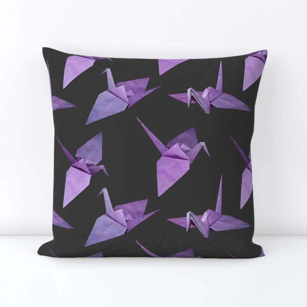 origami cranes ultra violet