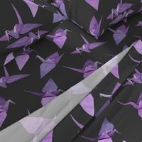 origami cranes ultra violet