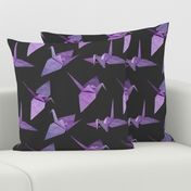 origami cranes ultra violet